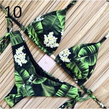 Sexy Bikinis 2019 Swimwear Women Swimsuit Bandage Halter Beach Wear Push Up Bathing suits Female Brazilian Bikini Set